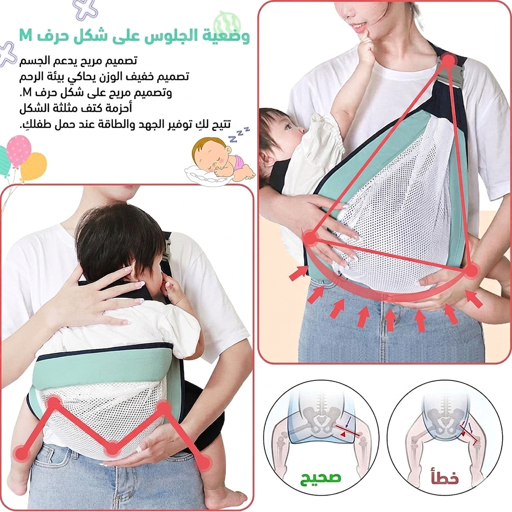 Porte-bébé حمالة الاطفال